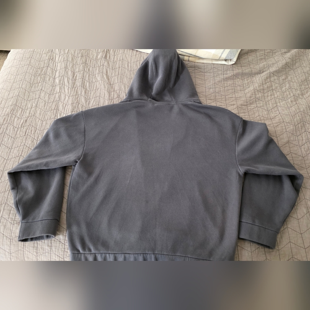 Alphalete Oversized Zip-Up Hoodie - M - Charcoal - Picture 4 of 5